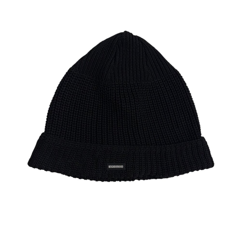 NEIGHBORHOOD Unisex Black Beanie Hat